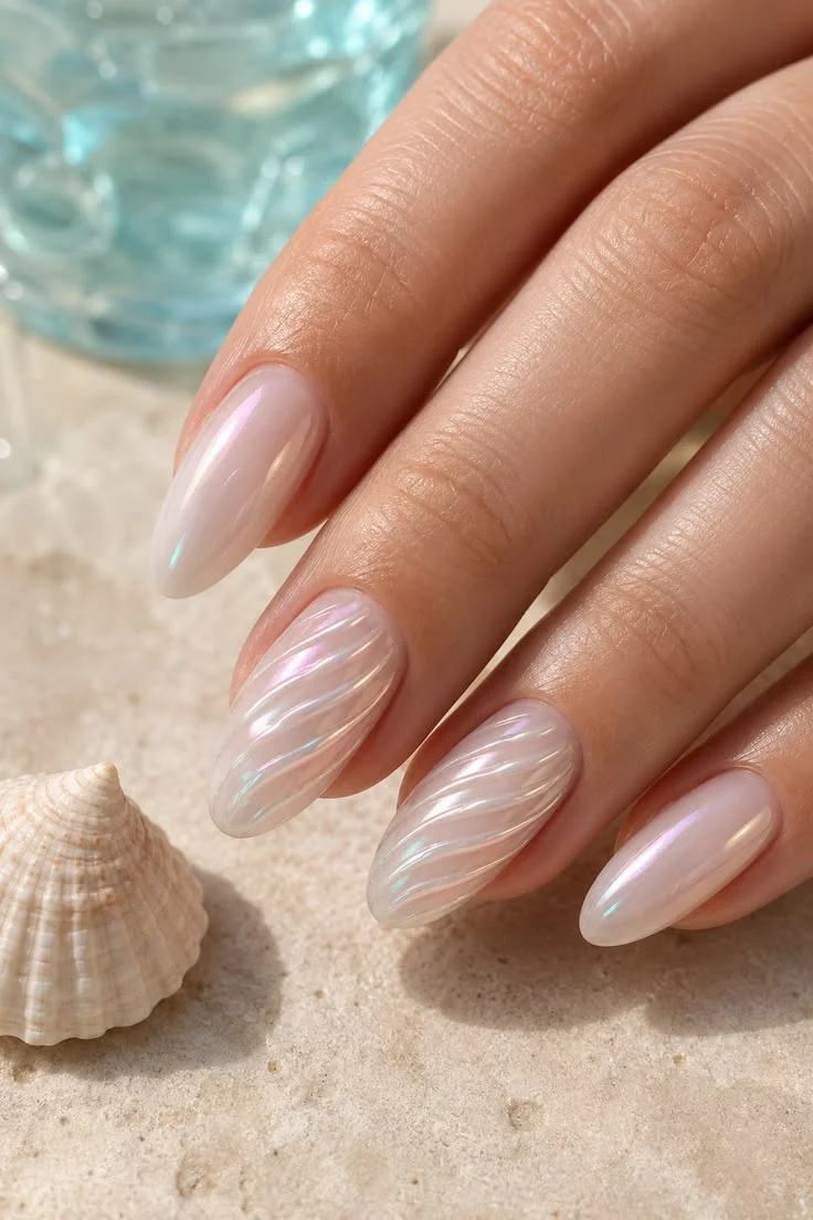 màu nail đi biển