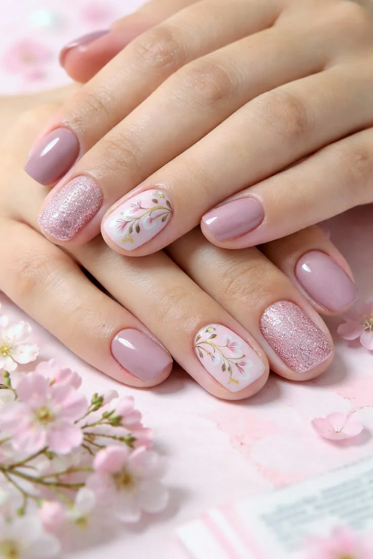 các mẫu nail xinh
