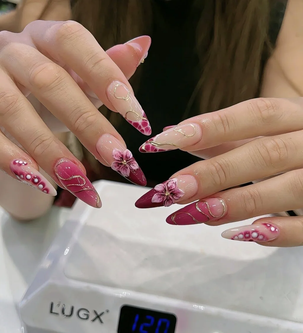 mẫu nail xinh