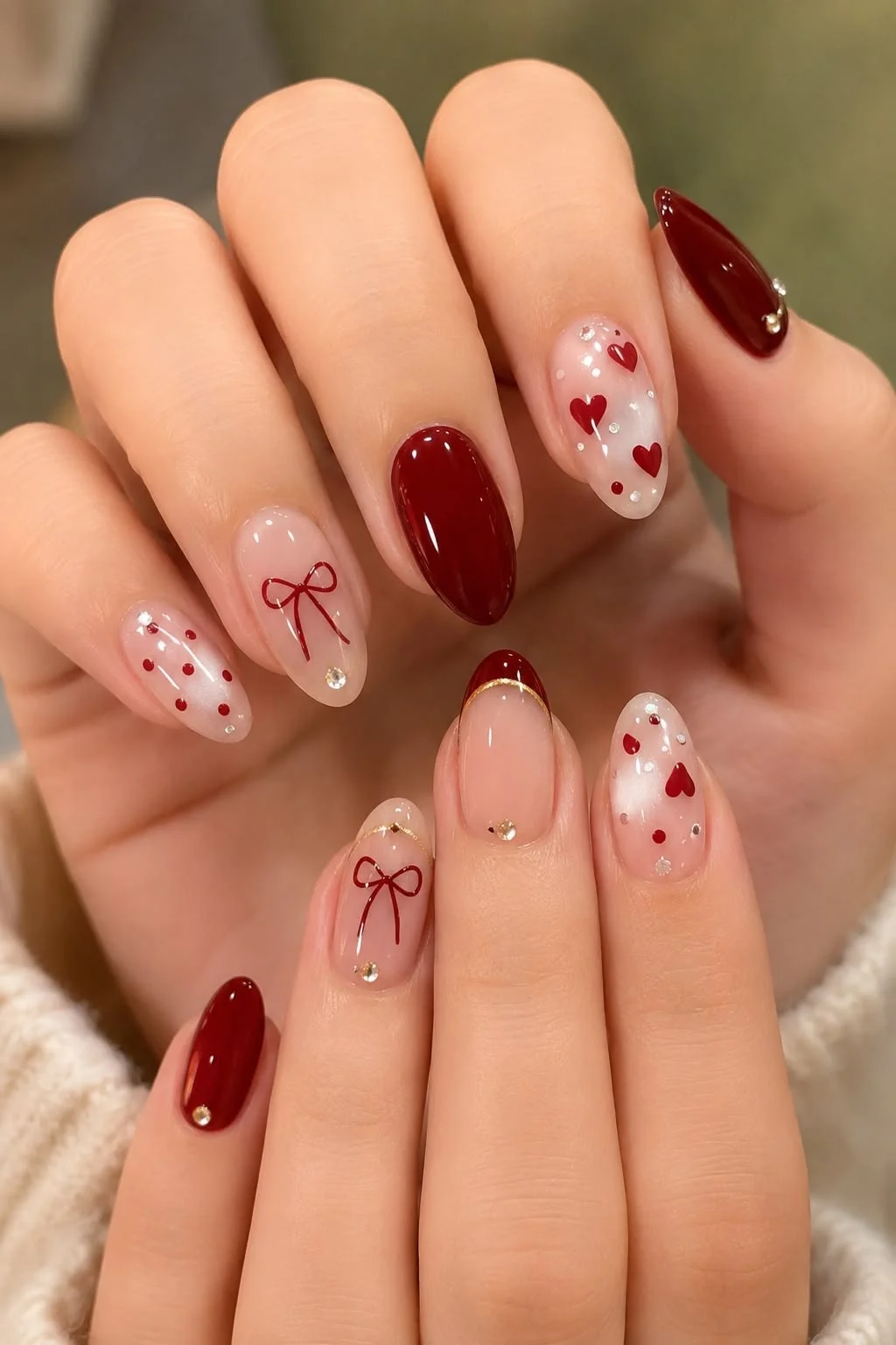 các mẫu vẽ móng tay cute